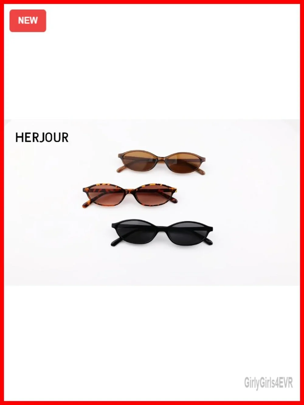 Retro Oval Cat Eye Sunglasses Women Y2K 2000s UV Protection 3 Pack